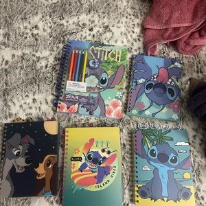 Disney Stitch Notebook bundle